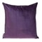 Nassau Collection 20" Purple and Gray Cotton Reversible Throw Pillow